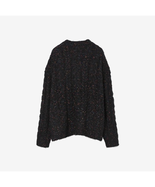 th products(ティーエイチプロダクト)の「【th products】Color Nep Mole Knit Pullover(ニット/セーター・メンズ・グレー/ブラック・2/1)」の7枚目の写真