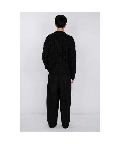 th products(ティーエイチプロダクト)の「【th products】Color Nep Mole Knit Pullover(ニット/セーター・メンズ・グレー/ブラック・2/1)」の5枚目の写真