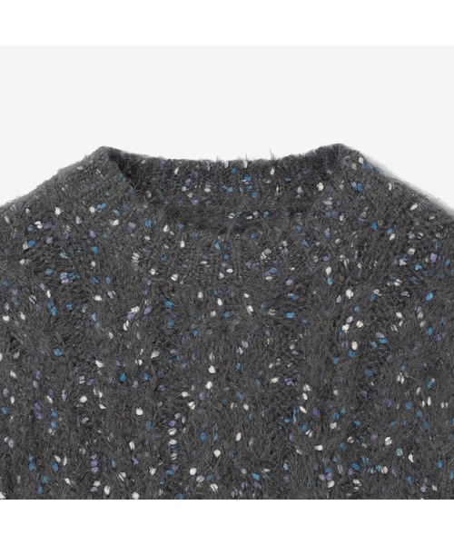 th products(ティーエイチプロダクト)の「【th products】Color Nep Mole Knit Pullover(ニット/セーター・メンズ・グレー/ブラック・2/1)」の19枚目の写真