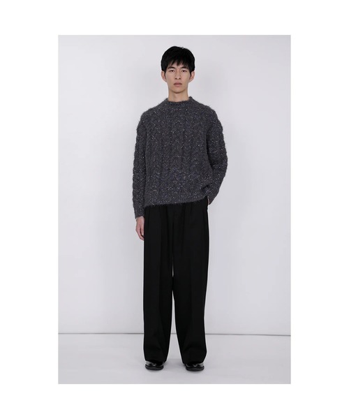 th products(ティーエイチプロダクト)の「【th products】Color Nep Mole Knit Pullover(ニット/セーター・メンズ・グレー/ブラック・2/1)」の10枚目の写真