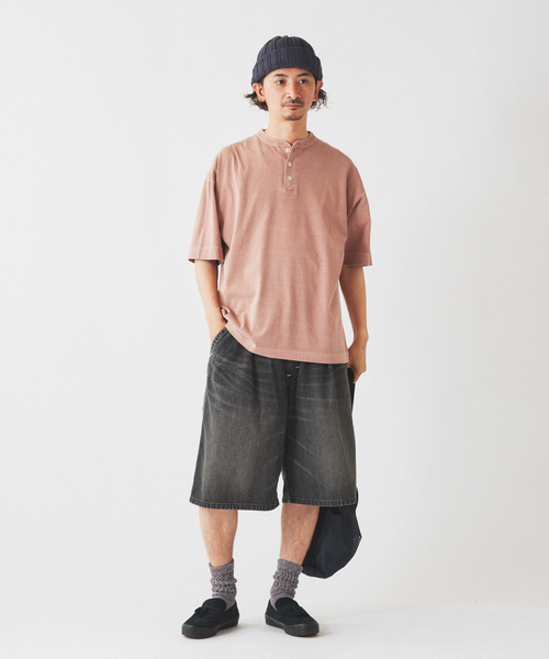 Lee（リー）の「Lee / リー 別注 バギー ペインター デニムショーツ（その他パンツ・メンズ・ブラック/ブルー系その他・LARGE/MEDIUM）」の4枚目の写真