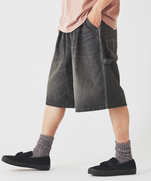 Lee（リー）の「Lee / リー 別注 バギー ペインター デニムショーツ（その他パンツ・メンズ・ブラック/ブルー系その他・LARGE/MEDIUM）」の10枚目の写真