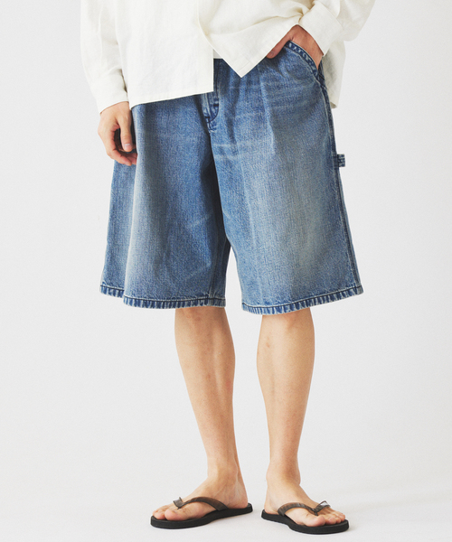 Lee（リー）の「Lee / リー 別注 バギー ペインター デニムショーツ（その他パンツ・メンズ・ブラック/ブルー系その他・LARGE/MEDIUM）」の14枚目の写真