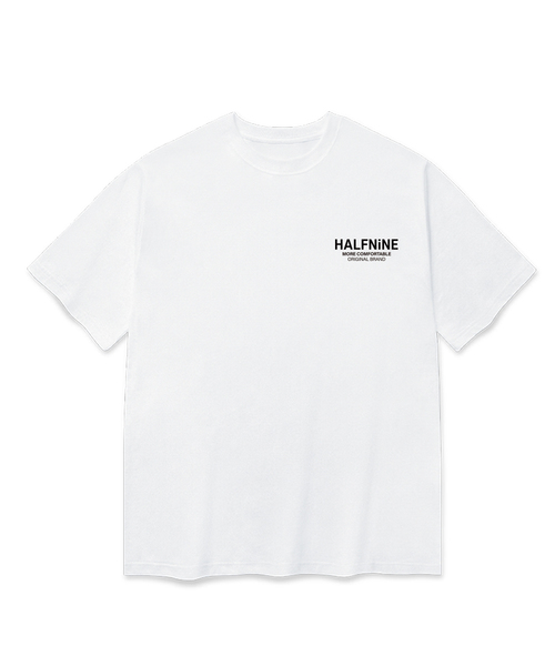 HALFNINE(ハーフナイン)の「ハーフライティング 半袖Tシャツ I05BRD_HBX11337(Tシャツ/カットソー・メンズ・ホワイト/ブラック・LARGE/MEDIUM/X-LARGE/SMALL)」の1枚目の写真