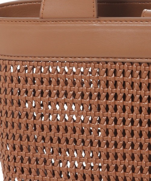 Elura(エルーラ)の「【cache cache(カシュカシュ)】横長メッシュトート/689402(トートバッグ・レディース・ブラウン系その他2/ブラック/オフホワイト・FREE)」の17枚目の写真