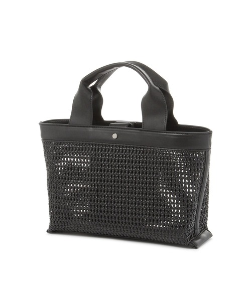 Elura(エルーラ)の「【cache cache(カシュカシュ)】横長メッシュトート/689402(トートバッグ・レディース・ブラウン系その他2/ブラック/オフホワイト・FREE)」の20枚目の写真