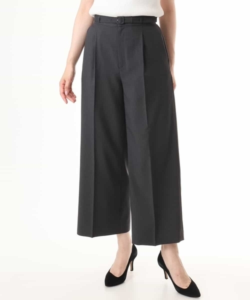 OFUON le MK(オフオンルエムケー)の「共布ベルト付きワンタックワイドパンツ/UVカット/洗濯機で洗える/セットアップ対応可(その他パンツ・レディース・ライトブルー/ダークグレー・36/40/38)」の19枚目の写真