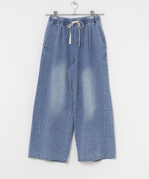 ITEMS URBANRESEARCH(アイテムズ アーバンリサーチ)の「綿麻デニムパンツ(デニムパンツ・レディース・ブルー系その他/ブルー・FREE)」の9枚目の写真