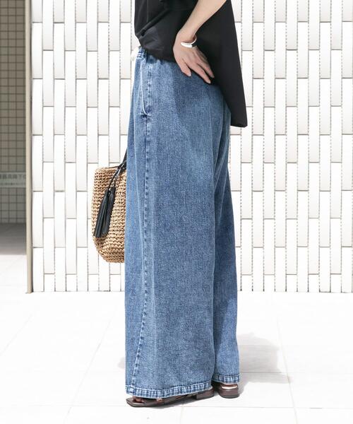 ITEMS URBANRESEARCH(アイテムズ アーバンリサーチ)の「綿麻デニムパンツ(デニムパンツ・レディース・ブルー系その他/ブルー・FREE)」の15枚目の写真