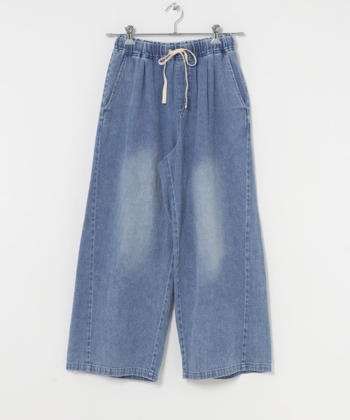 ITEMS URBANRESEARCH(アイテムズ アーバンリサーチ)の「綿麻デニムパンツ(デニムパンツ・レディース・ブルー系その他/ブルー・FREE)」の6枚目の写真