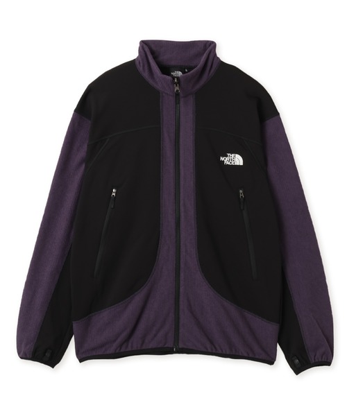 THE NORTH FACE(ザノースフェイス)の「THE NORTH FACE VERSA VENT FLEECE JACKET / ザ・ノース・フェイス バーサ ベント フリース ジャケット(その他アウター・メンズ・カーキ/ブラック/ブラック×パープル・XXL/M/XL/S/L)」の2枚目の写真