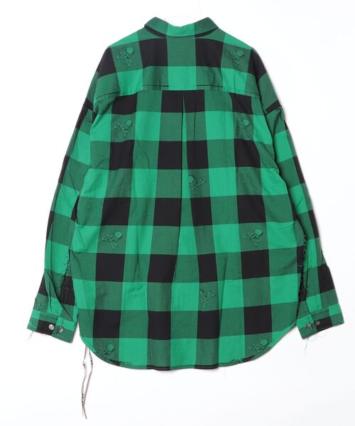 mastermind JAPAN（マスターマインド）の「BLOCK CHECK REVERSIBLE SHIRT（シャツ/ブラウス・メンズ・ブルー系その他/グリーン系その他・XL）」の3枚目の写真