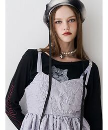 jouetie | キャットロゴワッフルロンT(Tシャツ/カットソー)