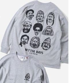10oz　BETTER DAYS スウェットビッグＴEE