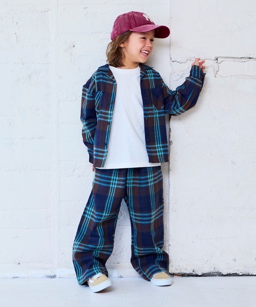 MARKEY'S(マーキーズ)の「オープンカラーチェックシャツ(シャツ/ブラウス・キッズ・ブラウン/ブラック/レッド/マルチ・90/120/100/130/110/140/150)」の11枚目の写真