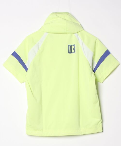 adidas(アディダス)の「ハーフジップ フード付きアノラックジャケット 半袖 / ハーフジップ【adidas Golf/アディダスゴルフ】(ポンチョ・レディース・イエロー/ベージュ・XX-LARGE/LARGE/MEDIUM/SMALL/X-LARGE/X-SMALL)」の5枚目の写真