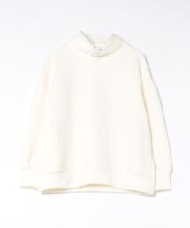 【S】【it】【ganosch】ドローストリングネック 起毛プルオーバー
