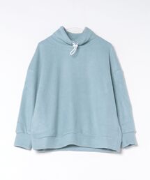 【S】【it】【ganosch】ドローストリングネック 起毛プルオーバー