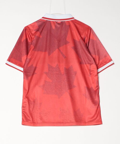 UMBRO(アンブロ)の「UMBRO/アンブロ【トーナメントコレクション】CANADA JERSEY UF6SHSW4M(Tシャツ/カットソー・メンズ・レッド・M/L/XO/O)」の6枚目の写真