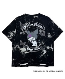 【PSYCHO NATION × KUROMI】バタフライストーンTEE(726811) / クロミちゃん Tシャツ