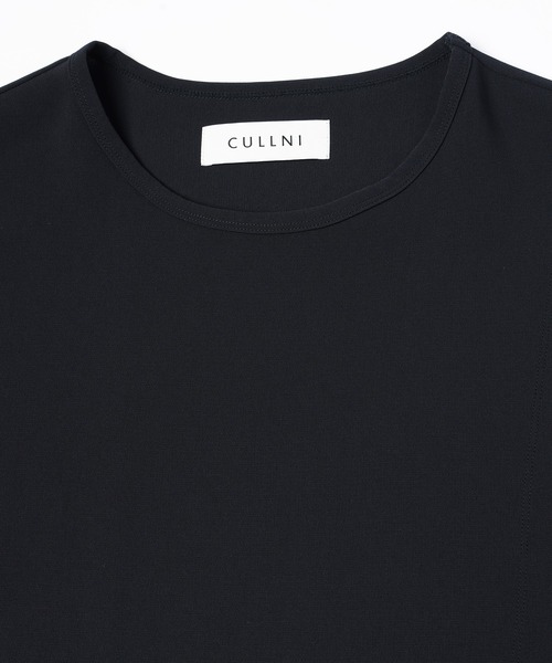 CULLNI(クルニ)の「Triacetate Airy Cloth Wrap Long Sleeve Pullover(Tシャツ/カットソー・メンズ・オフホワイト/ネイビー/ブラウン/ブラック・2/1/0)」の13枚目の写真