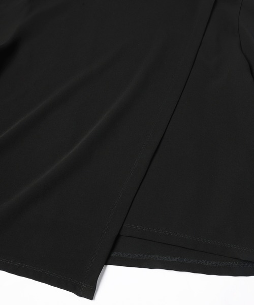CULLNI(クルニ)の「Triacetate Airy Cloth Wrap Long Sleeve Pullover(Tシャツ/カットソー・メンズ・オフホワイト/ネイビー/ブラウン/ブラック・2/1/0)」の18枚目の写真