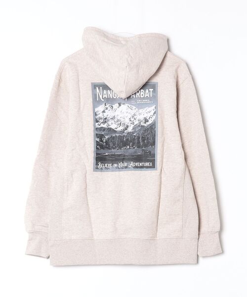 NANGA(ナンガ)の「ECOHYBRID NP MAG SWEAT HOODIE/エコハイブリッド NP MAG スウェットフーディー(パーカー・メンズ・ブラック系その他/オートミール/ライトグレー・M/S/L)」の12枚目の写真