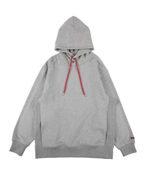 NANGA(ナンガ)の「ECOHYBRID NP MAG SWEAT HOODIE/エコハイブリッド NP MAG スウェットフーディー(パーカー・メンズ・ブラック系その他/オートミール/ライトグレー・M/S/L)」の2枚目の写真