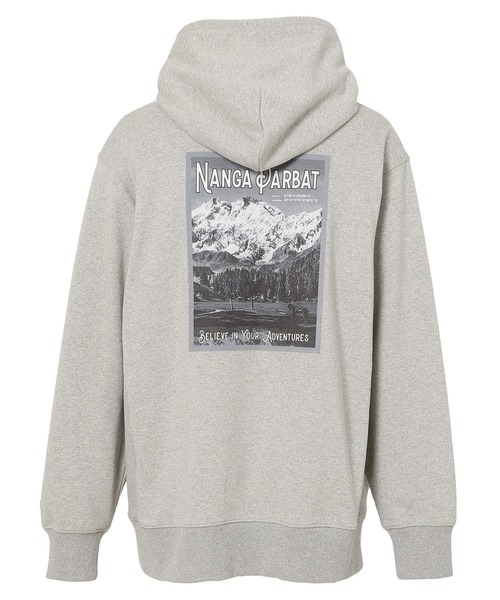 NANGA(ナンガ)の「ECOHYBRID NP MAG SWEAT HOODIE/エコハイブリッド NP MAG スウェットフーディー(パーカー・メンズ・ブラック系その他/オートミール/ライトグレー・M/S/L)」の4枚目の写真