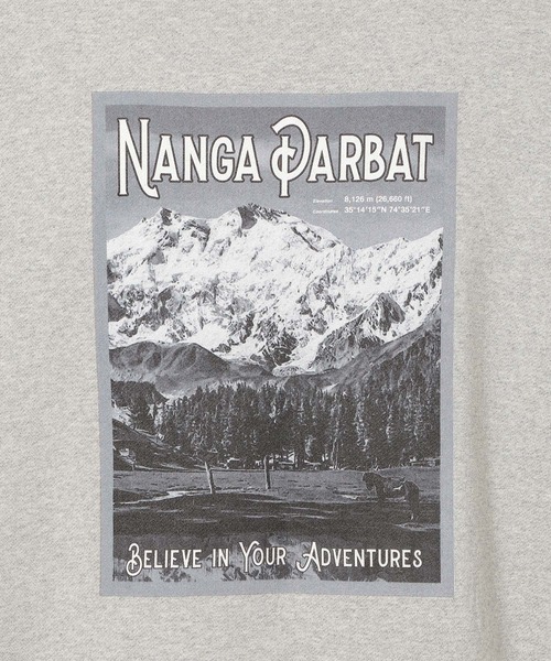 NANGA(ナンガ)の「ECOHYBRID NP MAG SWEAT HOODIE/エコハイブリッド NP MAG スウェットフーディー(パーカー・メンズ・ブラック系その他/オートミール/ライトグレー・M/S/L)」の6枚目の写真