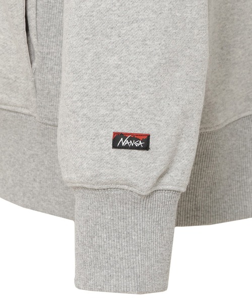 NANGA(ナンガ)の「ECOHYBRID NP MAG SWEAT HOODIE/エコハイブリッド NP MAG スウェットフーディー(パーカー・メンズ・ブラック系その他/オートミール/ライトグレー・M/S/L)」の9枚目の写真