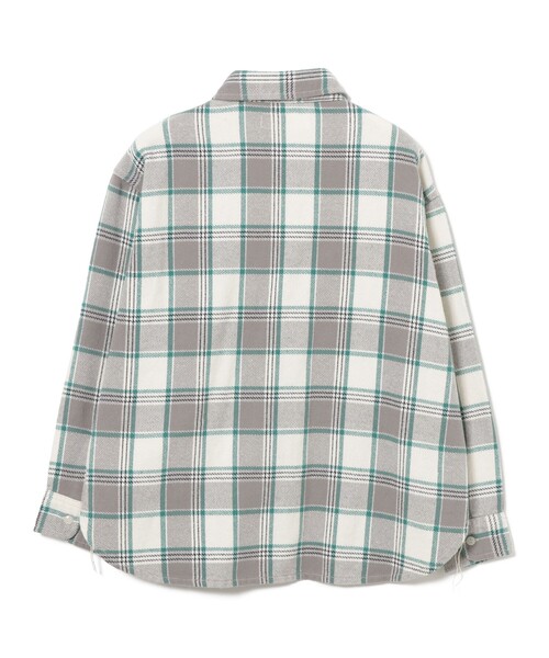 BEAMS BOY(ビームスボーイ)の「ボーイ ワーク チェックシャツ(シャツ/ブラウス・レディース・グレー/パープル/アイボリー・2/1)」の16枚目の写真
