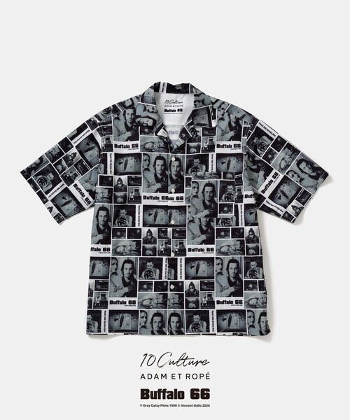 ADAM ET ROPE'（アダムエロペ）の「【Buffalo 66 × 10Culture for ADAM ET ROPE'】Buffalo 66 SHORT SLEEVE SHIRT（シャツ/ブラウス・メンズ・ホワイト/ブラック・L/M）」の3枚目の写真