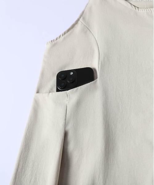 AMELY(エミリー)の「カーブワイドシルエット サロペット(サロペット/オーバーオール・レディース・ブラック/ベージュ/ネイビー/グレー・フリー)」の12枚目の写真