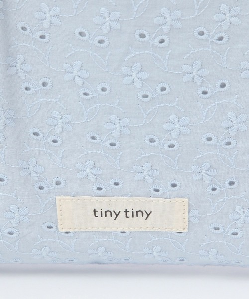 tiny tiny（ティニーティニー）の「レースリボン付きトートバッグ[tiny tiny(ティニーティニー)]（トートバッグ・レディース・ホワイト/ライトブルー・0）」の15枚目の写真