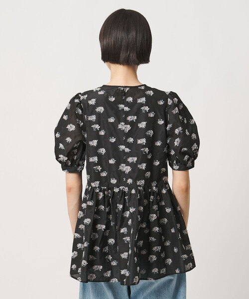 UNITED ARROWS(ユナイテッドアローズ)の「ブーケ カットジャガード ブラウス(シャツ/ブラウス・レディース・ネイビー/ブラック/その他1・FREE)」の15枚目の写真