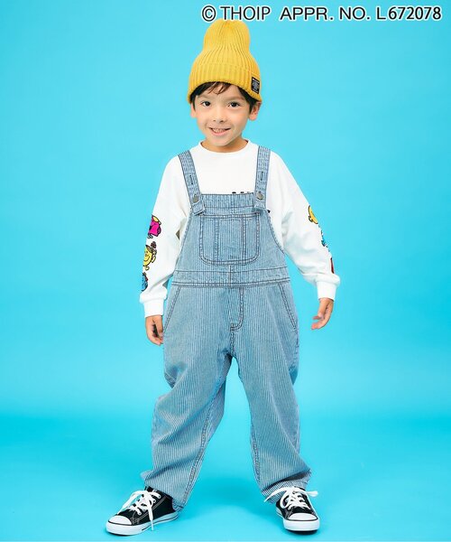 sanrio（サンリオ）の「MR.MEN LITTLE MISS　袖ワッペン長袖Tシャツ（Tシャツ/カットソー・キッズ・ブラック/オフホワイト・100/130/90/80/140/120/110）」の10枚目の写真