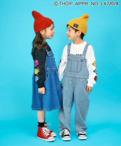 sanrio（サンリオ）の「MR.MEN LITTLE MISS　袖ワッペン長袖Tシャツ（Tシャツ/カットソー・キッズ・ブラック/オフホワイト・100/130/90/80/140/120/110）」の12枚目の写真