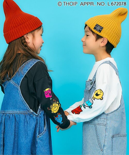 sanrio（サンリオ）の「MR.MEN LITTLE MISS　袖ワッペン長袖Tシャツ（Tシャツ/カットソー・キッズ・ブラック/オフホワイト・100/130/90/80/140/120/110）」の13枚目の写真