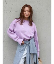 ルーズシルエットショートスウェット