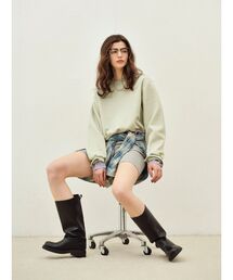 ルーズシルエットショートスウェット