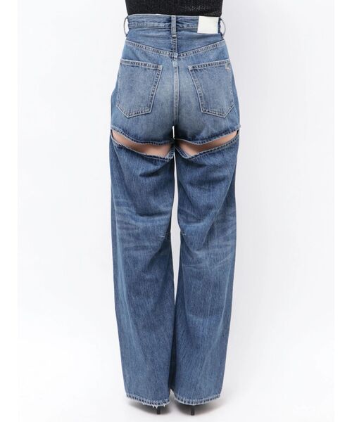 GYDA(ジェイダ)の「ハイウエストBACK OPEN BARREL LEGデニムパンツ(デニムパンツ・レディース・ブルー/インディゴブルー・MEDIUM/SMALL/X-SMALL)」の16枚目の写真