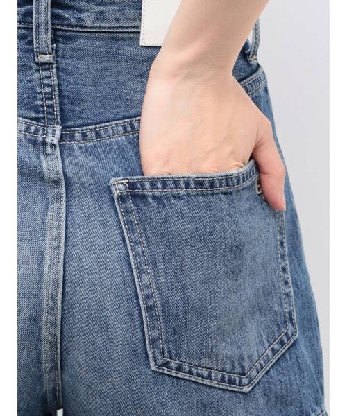 GYDA(ジェイダ)の「ハイウエストBACK OPEN BARREL LEGデニムパンツ(デニムパンツ・レディース・ブルー/インディゴブルー・MEDIUM/SMALL/X-SMALL)」の18枚目の写真