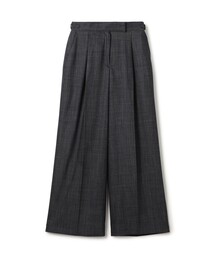 コンフォートデニム タックワイドパンツ