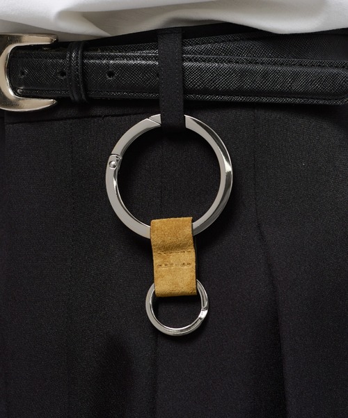 ITTI(イッチ)の「【ITTI / イッチ】CRISTY RING RING MOSSA LDN(キーケース/キーアクセサリー・メンズ・ブラック/イエロー・FREE)」の2枚目の写真