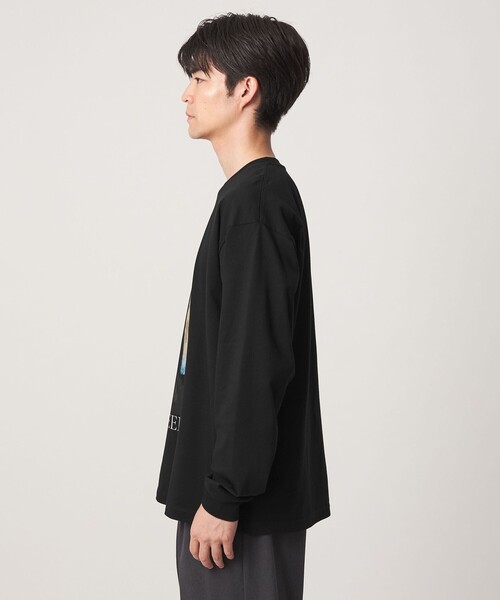 green label relaxing（グリーンレーベルリラクシング）の「フェルメール クルーネック プリント 長袖 Tシャツ（Tシャツ/カットソー・メンズ・その他1/ブラック/その他2・S/XL/L/M）」の14枚目の写真