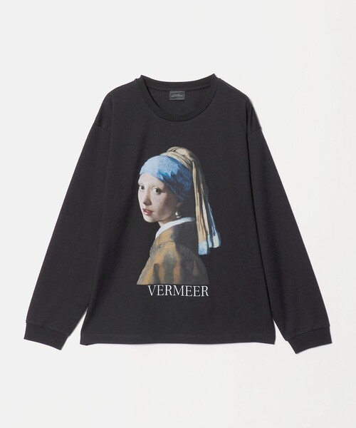 green label relaxing（グリーンレーベルリラクシング）の「フェルメール クルーネック プリント 長袖 Tシャツ（Tシャツ/カットソー・メンズ・その他1/ブラック/その他2・S/XL/L/M）」の16枚目の写真