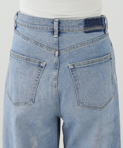 THE NEWHOUSE(ザニューハウス)の「THE NEWHOUSE/ザ ニューハウス FOILED MILTON JEAN デニムパンツ(デニムパンツ・レディース・ブルー・24/26)」の9枚目の写真