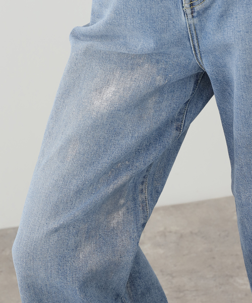 THE NEWHOUSE(ザニューハウス)の「THE NEWHOUSE/ザ ニューハウス FOILED MILTON JEAN デニムパンツ(デニムパンツ・レディース・ブルー・24/26)」の12枚目の写真