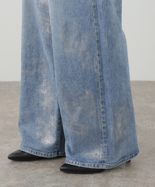 THE NEWHOUSE(ザニューハウス)の「THE NEWHOUSE/ザ ニューハウス FOILED MILTON JEAN デニムパンツ(デニムパンツ・レディース・ブルー・24/26)」の13枚目の写真